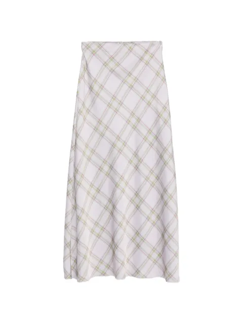 Marques'Almeida tartan-pattern maxi skirt