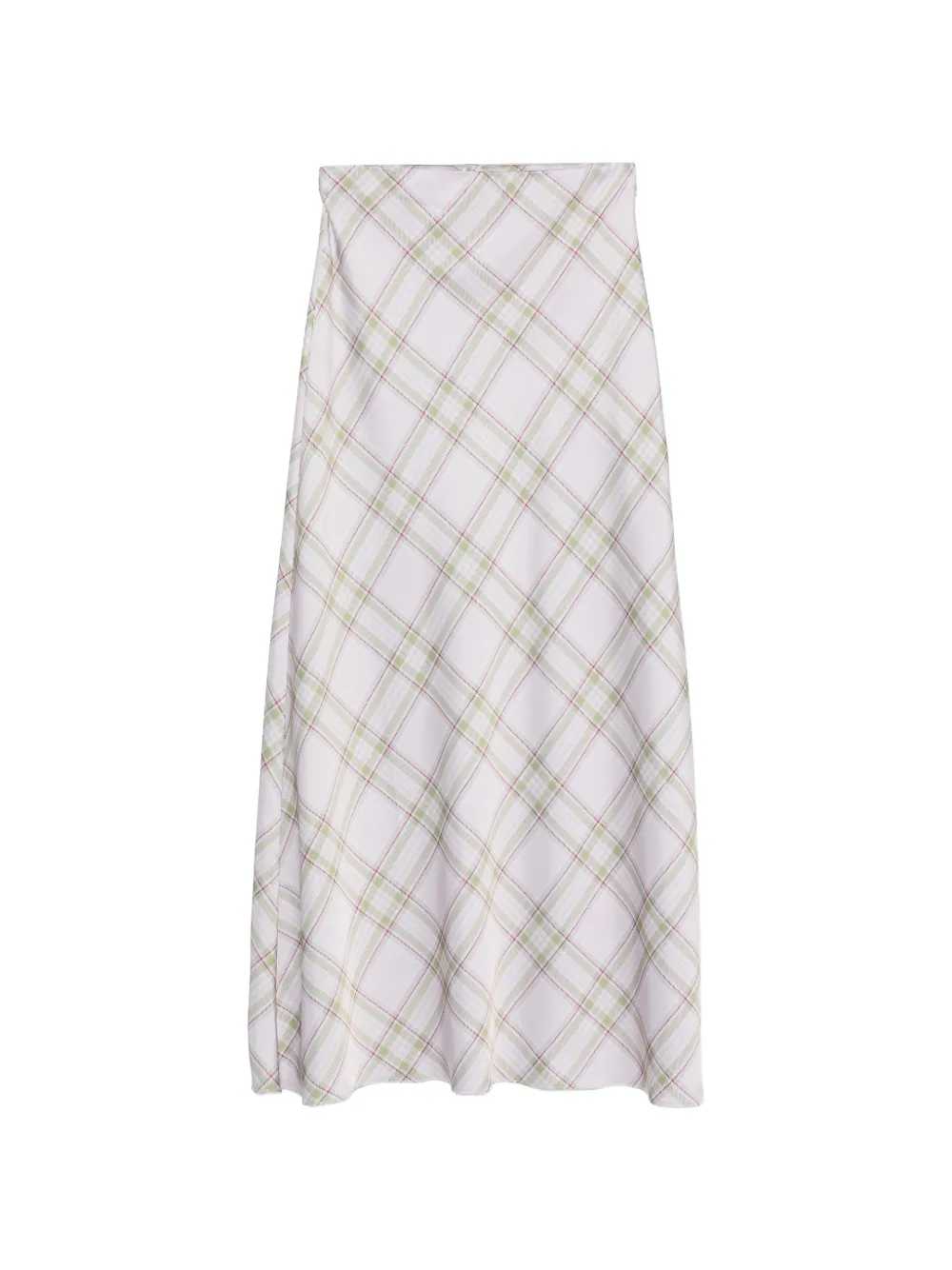 Marques'Almeida tartan-pattern maxi skirt - Violett