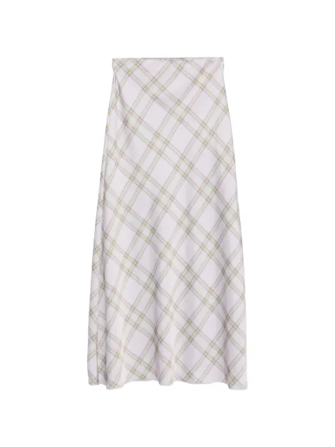 Marques'Almeida tartan-pattern maxi skirt