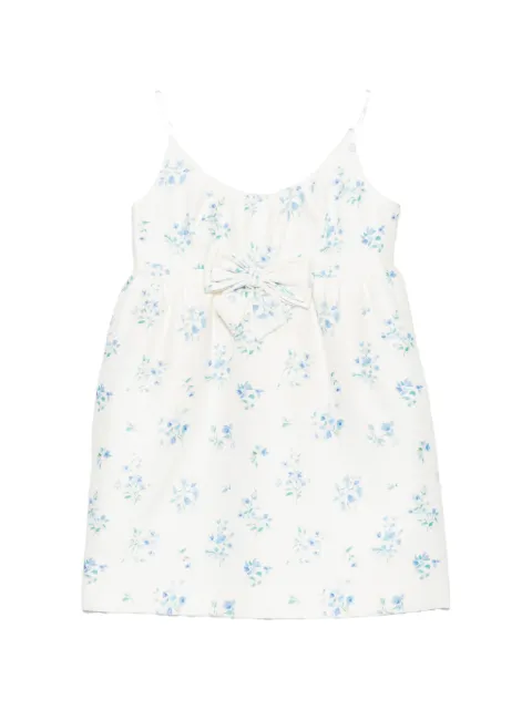 SHUSHU/TONG floral-print mini dress