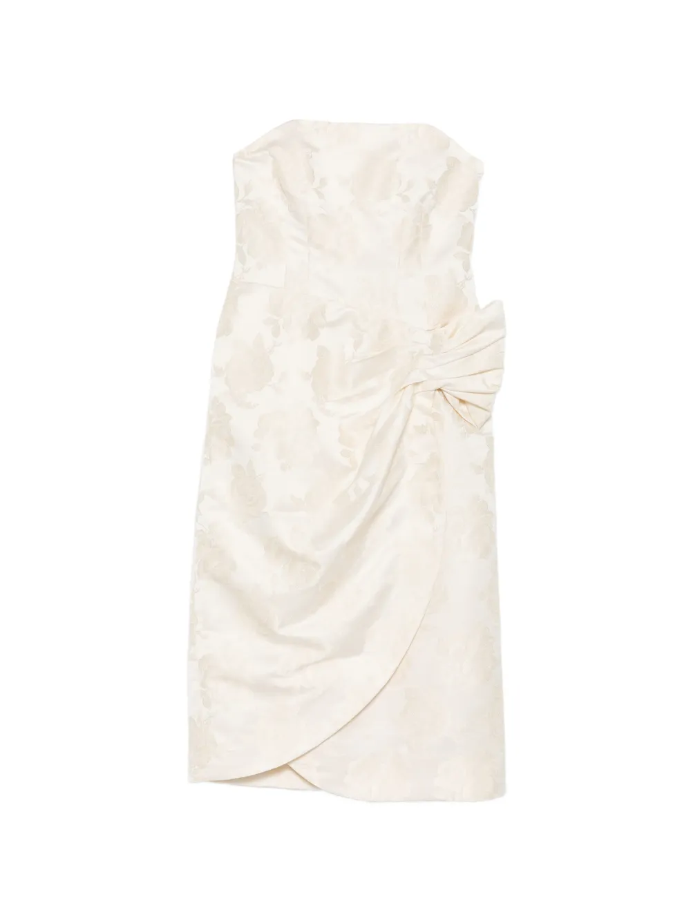Simone Rocha Sash midi dress - Toni neutri
