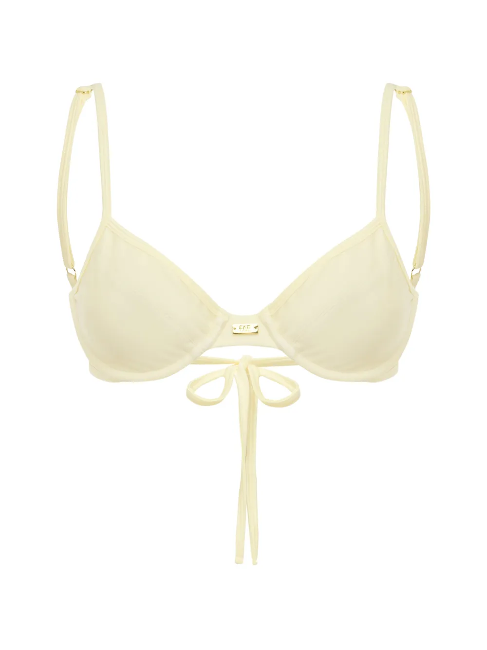 FAE SWIM Top bikini Gigi - Toni neutri