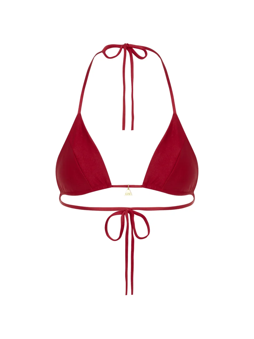 FAE SWIM Honey bikini top - Rot
