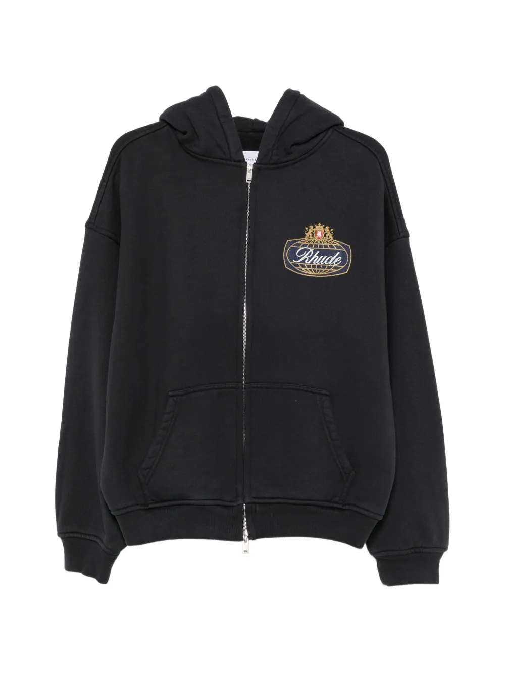 RHUDE zip-up hoodie - Blu