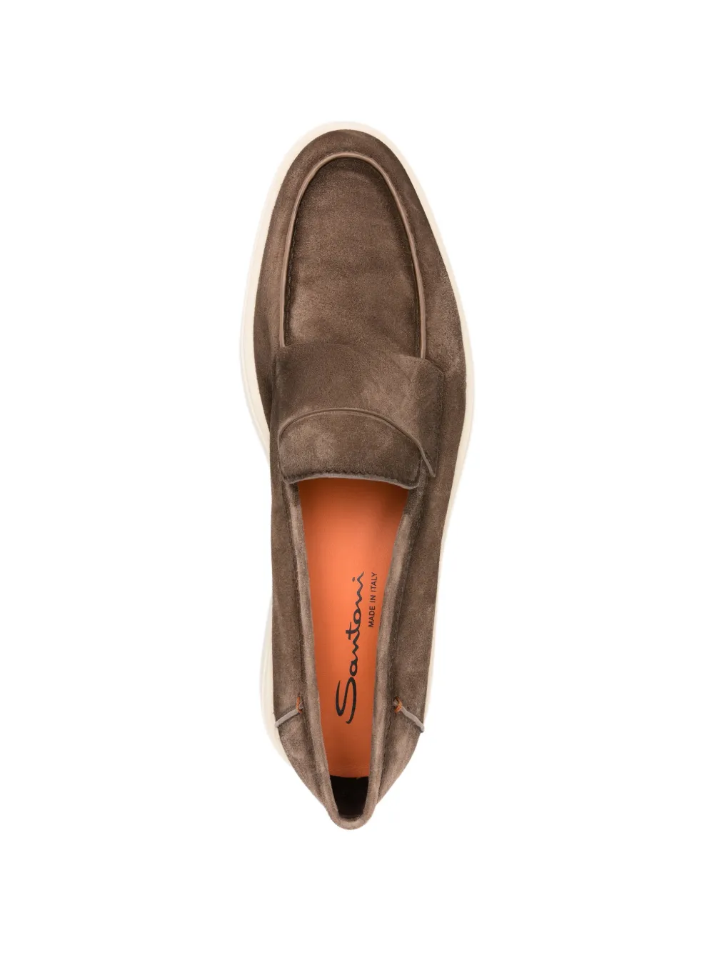 Santoni Suède loafers Bruin