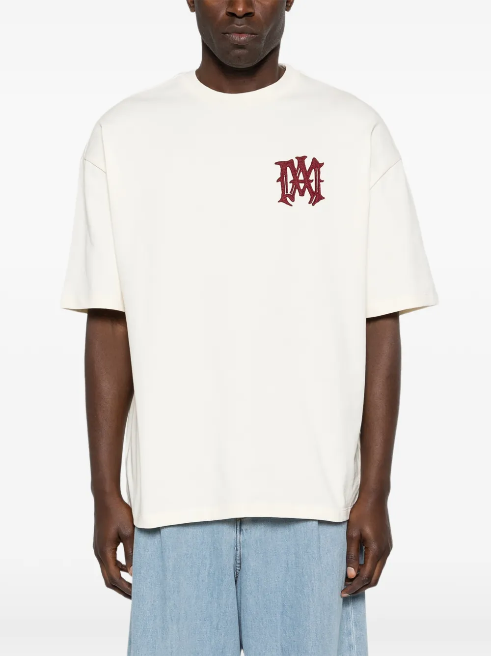  Amiri Ma Core Cotton T-shirt - Neutrals 