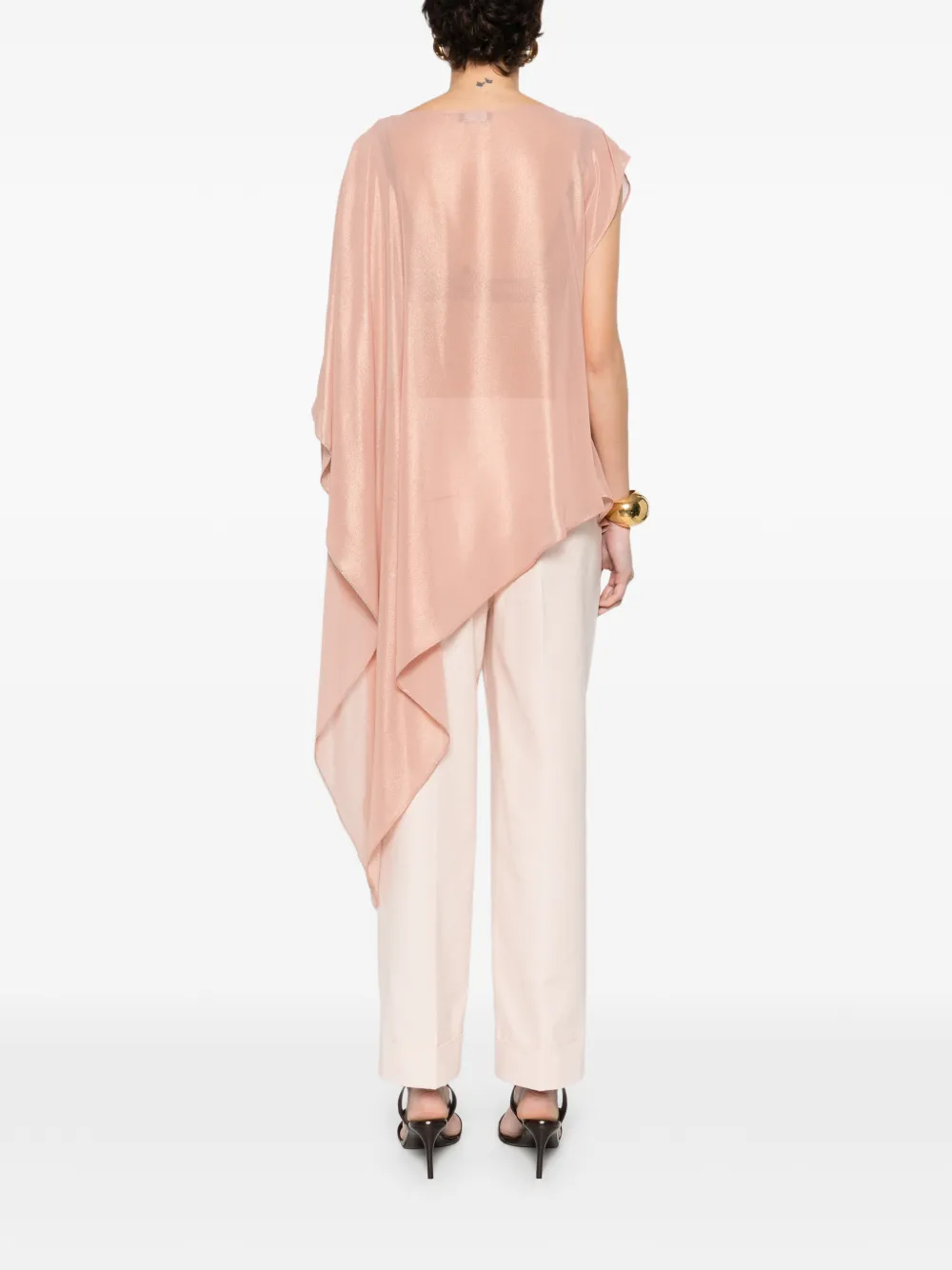 Peserico Asymmetrische blouse Roze