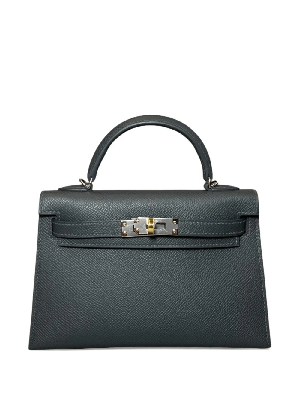 Hermès Pre-Owned Borsa tote Kelly Sellier 20 mini 2025 - Grigio