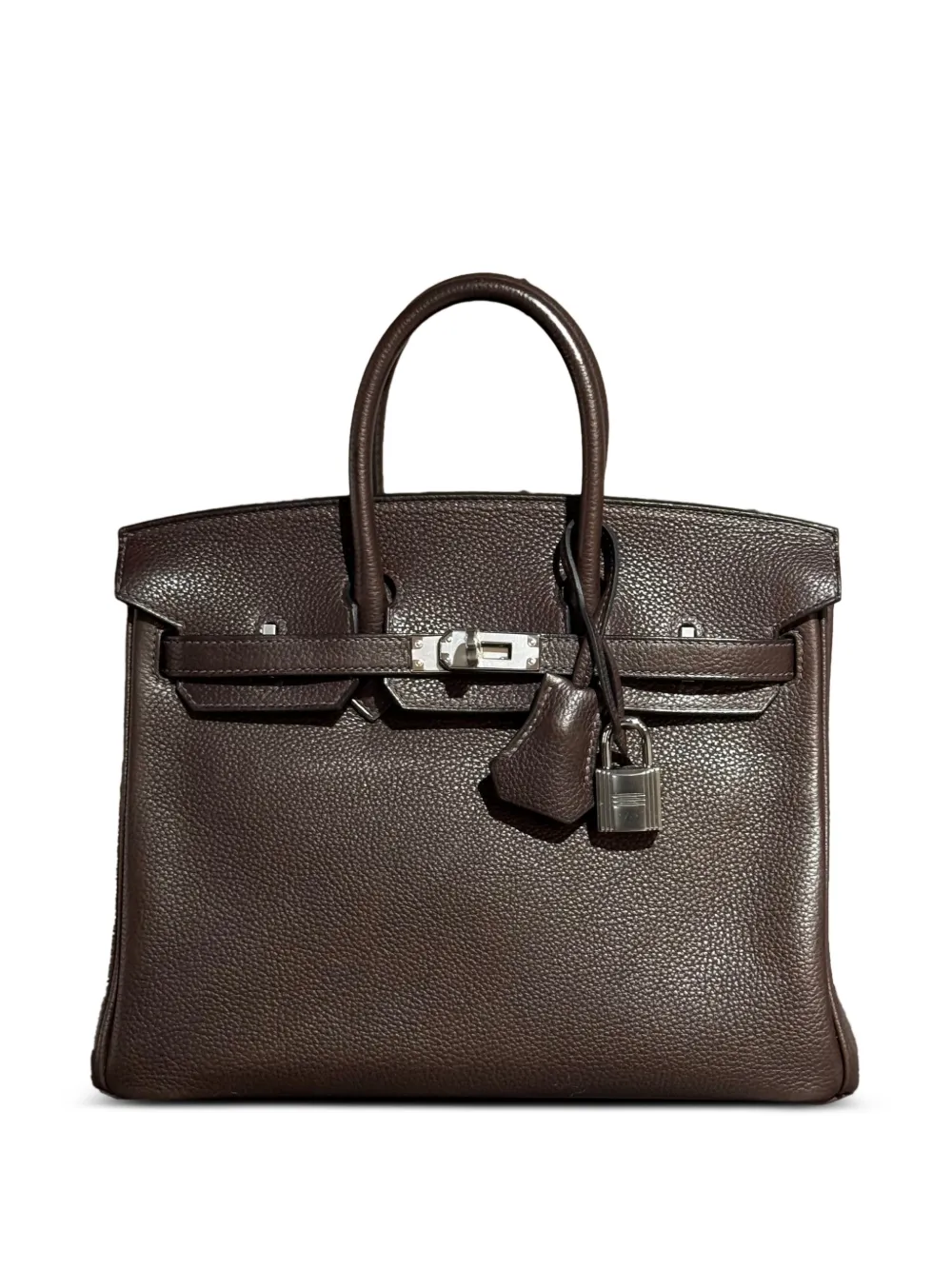 Hermès Pre-Owned Borsa tote Birkin 25 2017 - Marrone