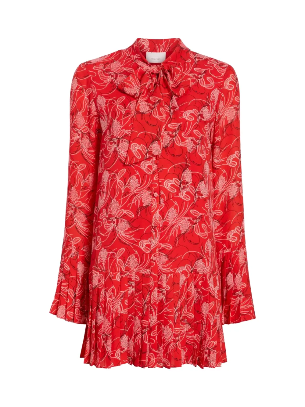 Cinq A Sept Alinda botanical mini-jurk met bloemenprint Rood