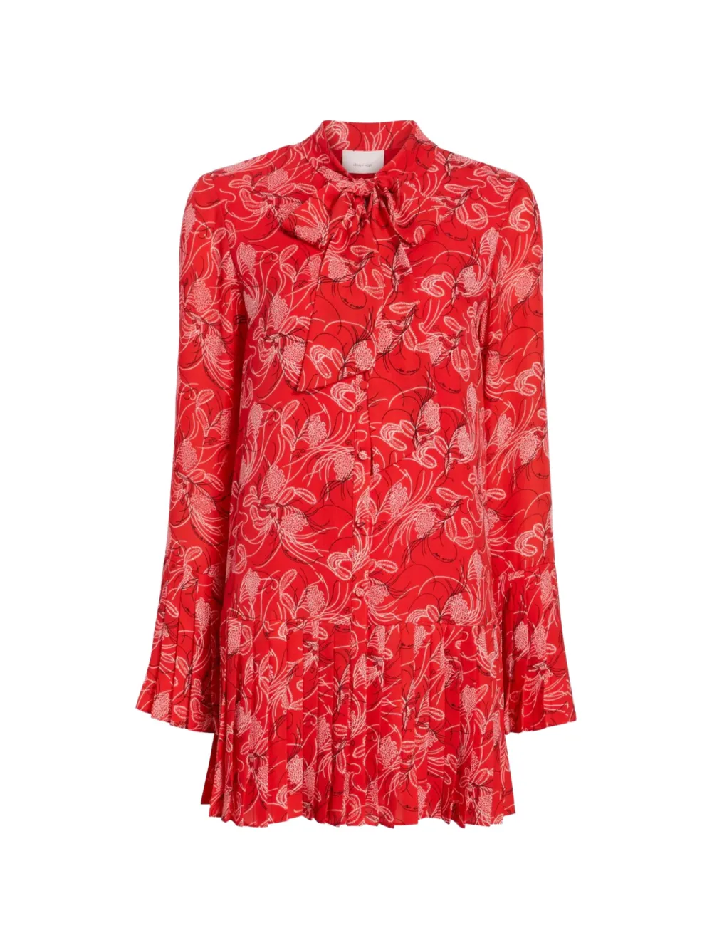 Cinq A Sept Alinda botanical floral mini dress - Rosso