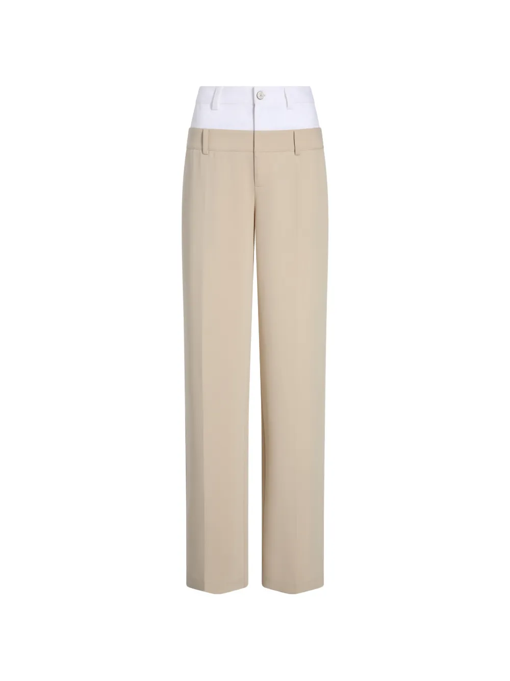 Cinq A Sept Dionne double-waistband trousers - Toni neutri