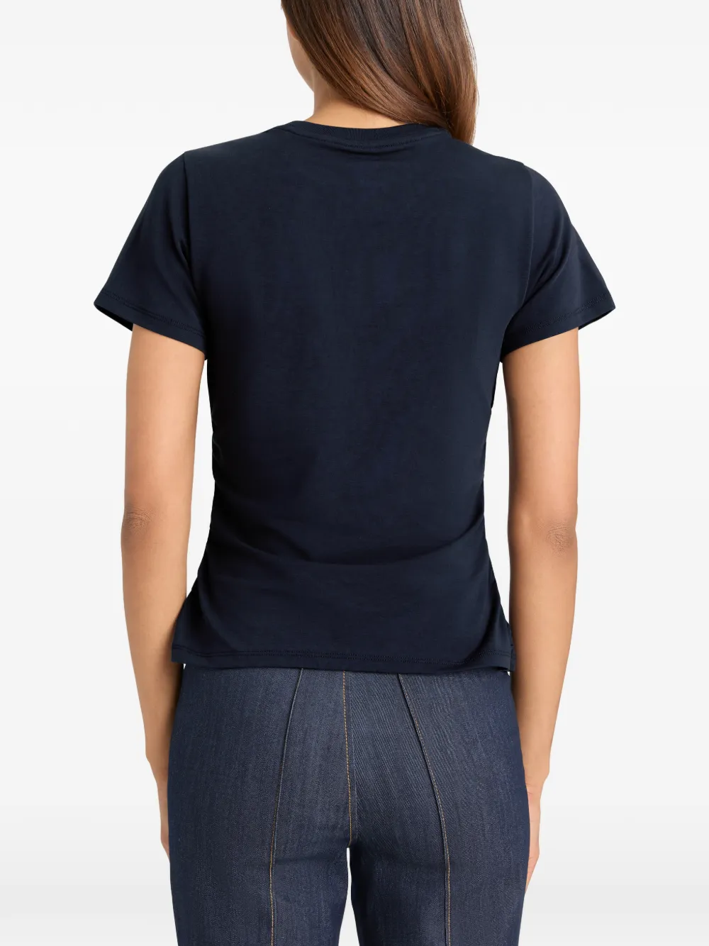 Cinq A Sept Jasper T-shirt met knoop deatil Blauw