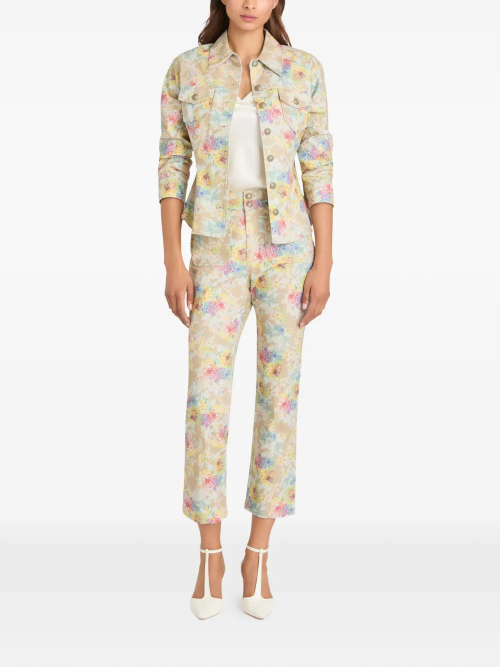 Canyon Ikat Bouquet Denim Jacket