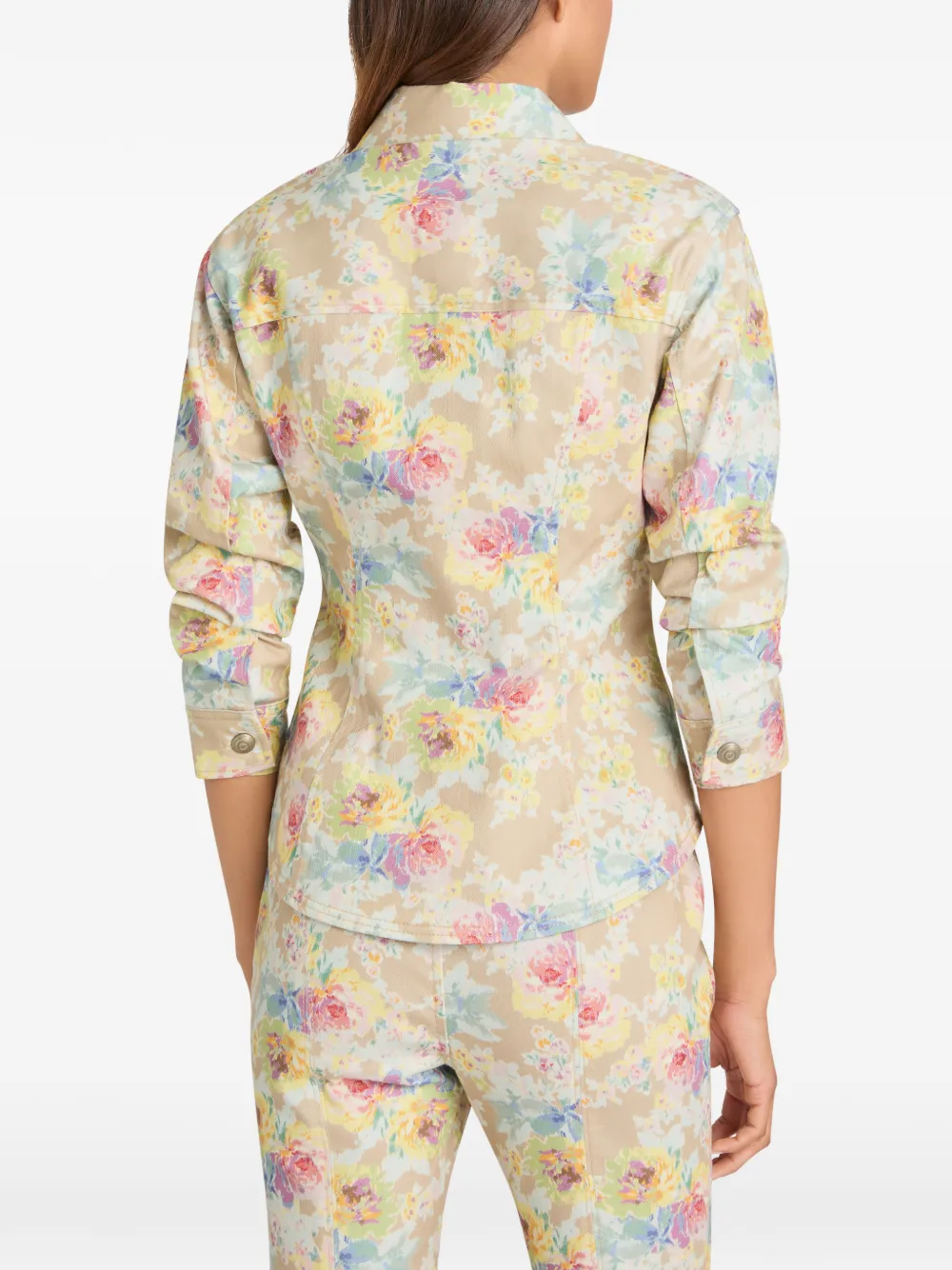 Canyon Ikat Bouquet Denim Jacket