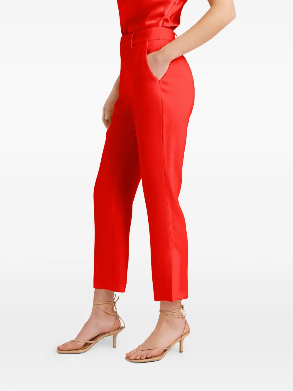 Cinq A Sept Cropped broek Rood