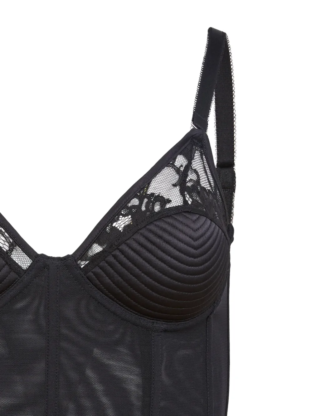 Fleur Du Mal Bh met kant Zwart