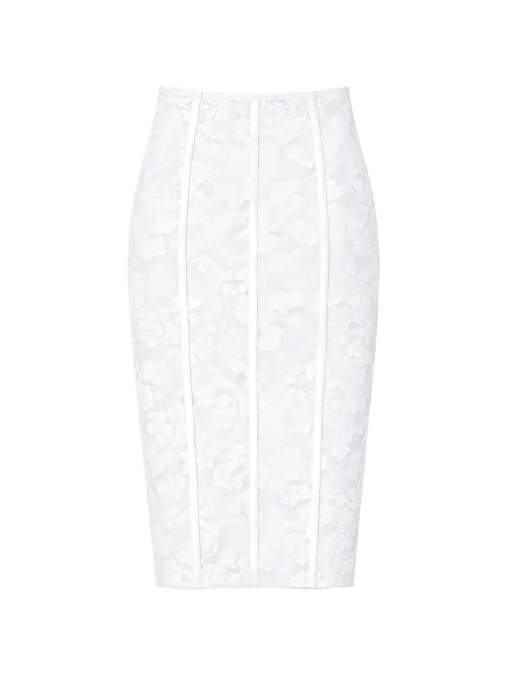 Fleur Du Mal Gonna midi a matita Le Stretch - Bianco