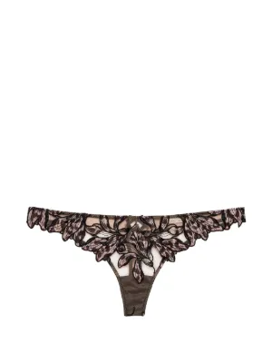 evie garter belt For LOVE & LEMONS Evie Garter Belt STRAPPY Sheer Double Mesh Floral 2022  Boned main image 1