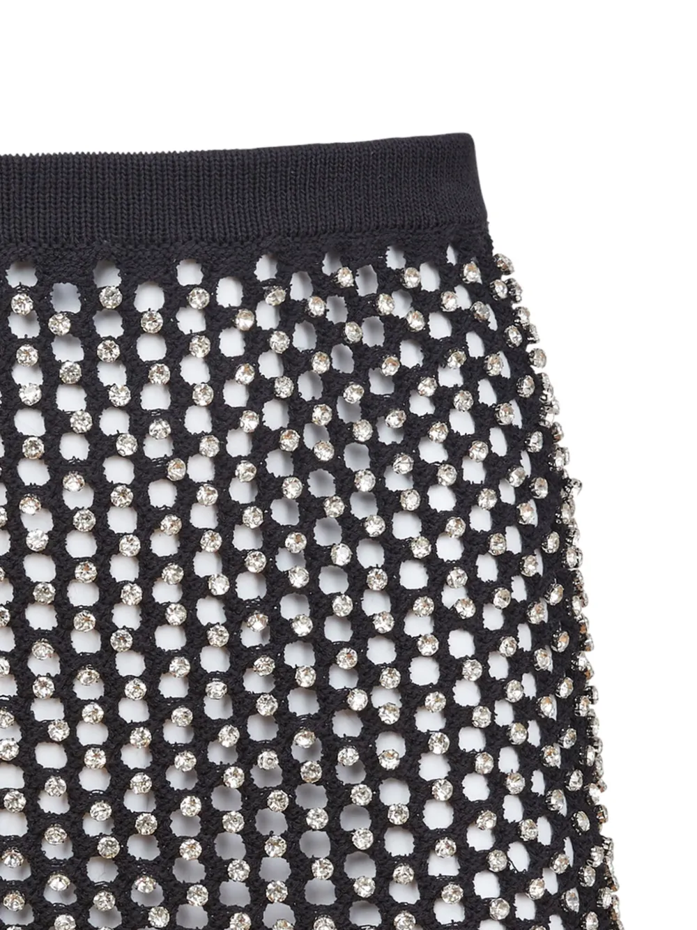  Fleur Du Mal Embellished Mini Skirt - Black 