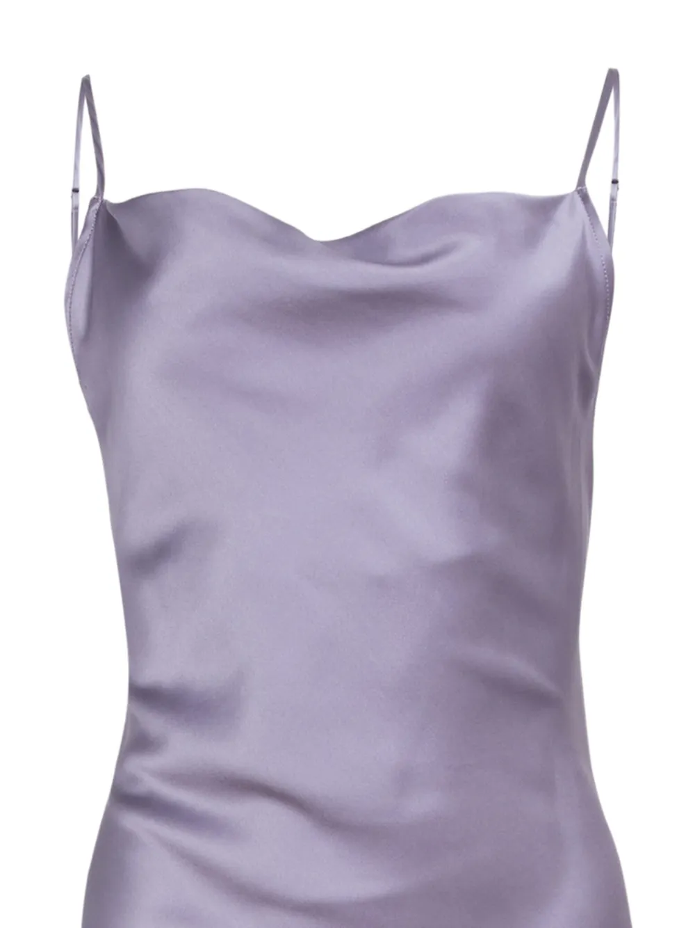 Cowl-Neck Midi Dress