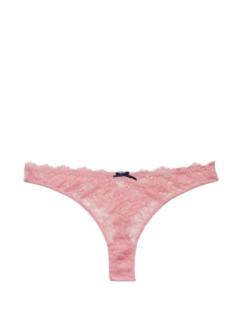 Fleur Du Mal string Bianca en dentelle