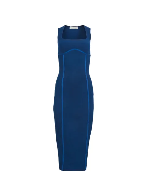 Fleur Du Mal robe mi-longue à col arrondi