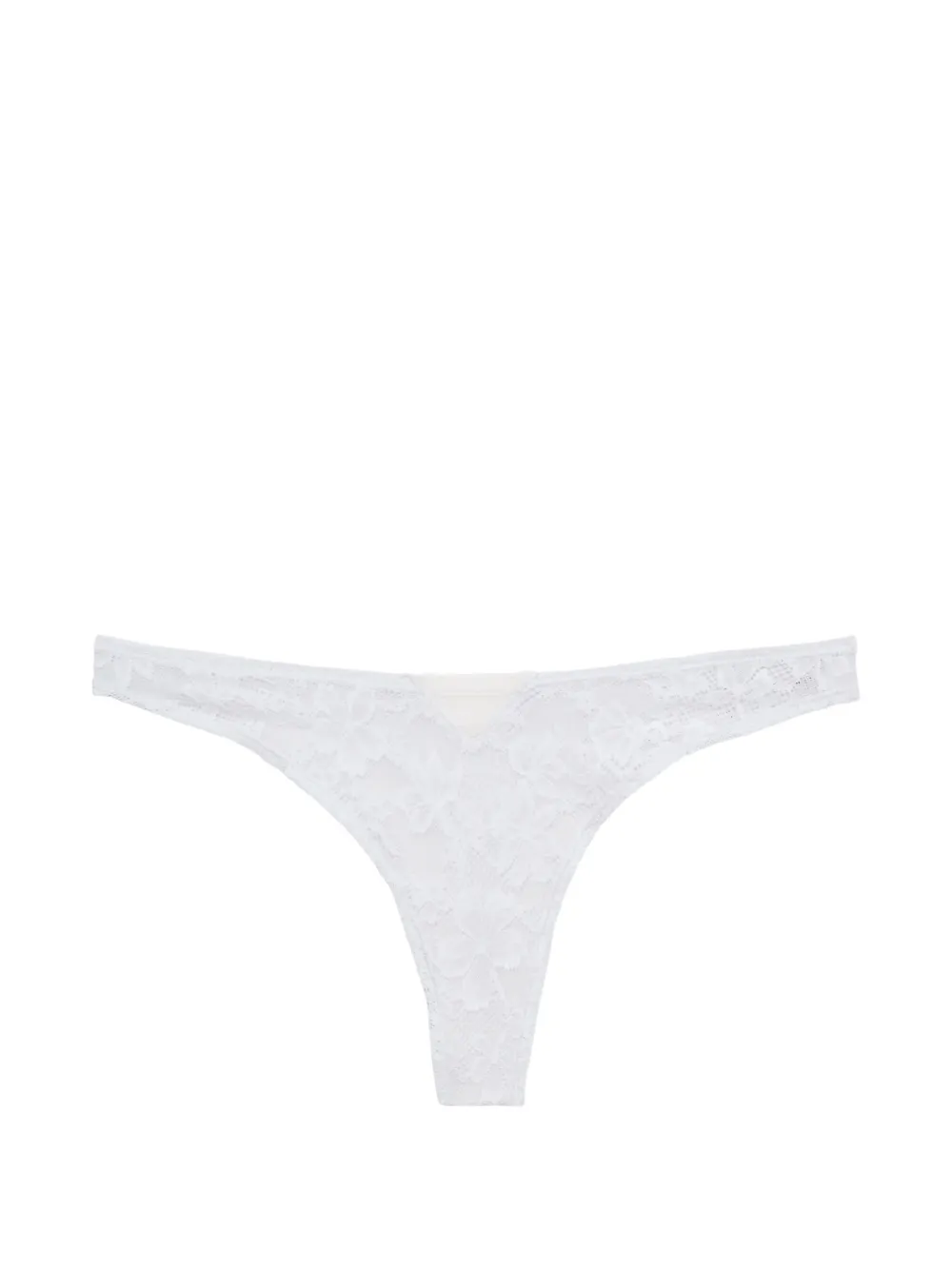 Fleur Du Mal Perizoma Le Stretch in pizzo - Bianco