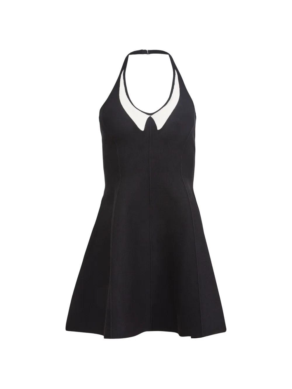 Fleur Du Mal Abito corto Collier svasato - Nero