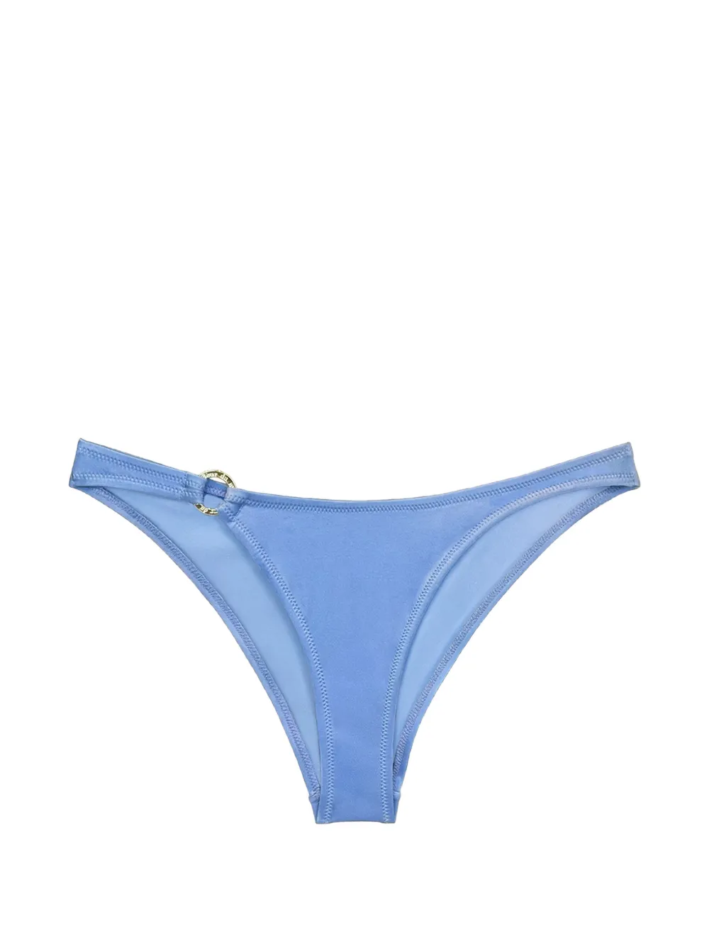 Fleur Du Mal Seduce ring-detail bikini bottoms - Blau