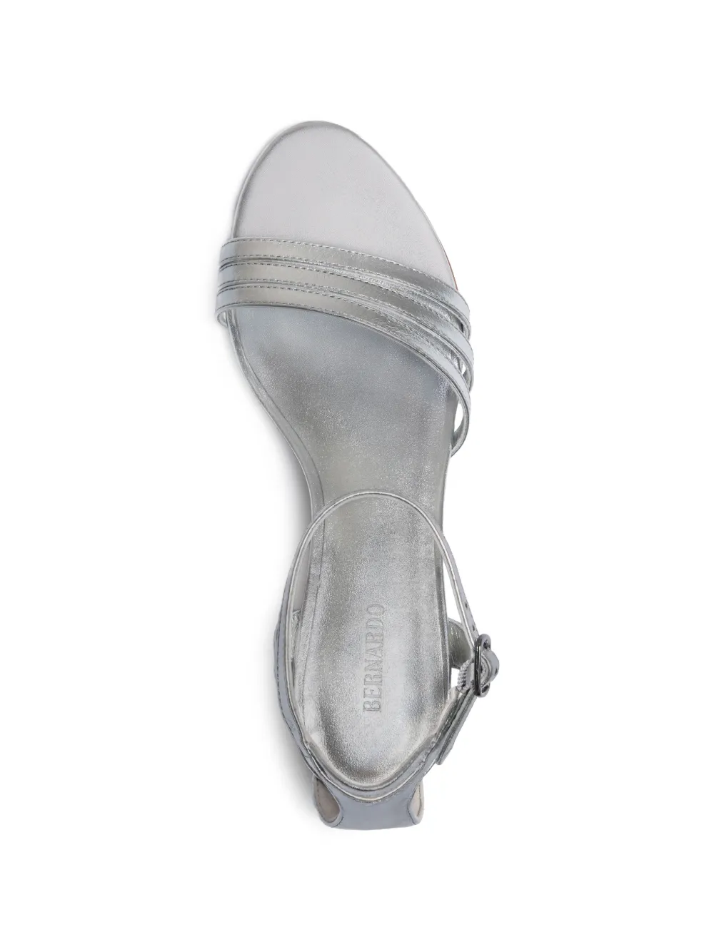  Bernardo Lima Strappy Heeled Sandals - Silver 
