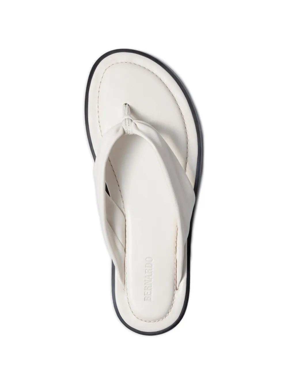 Bernardo Salt sandalen met string Wit