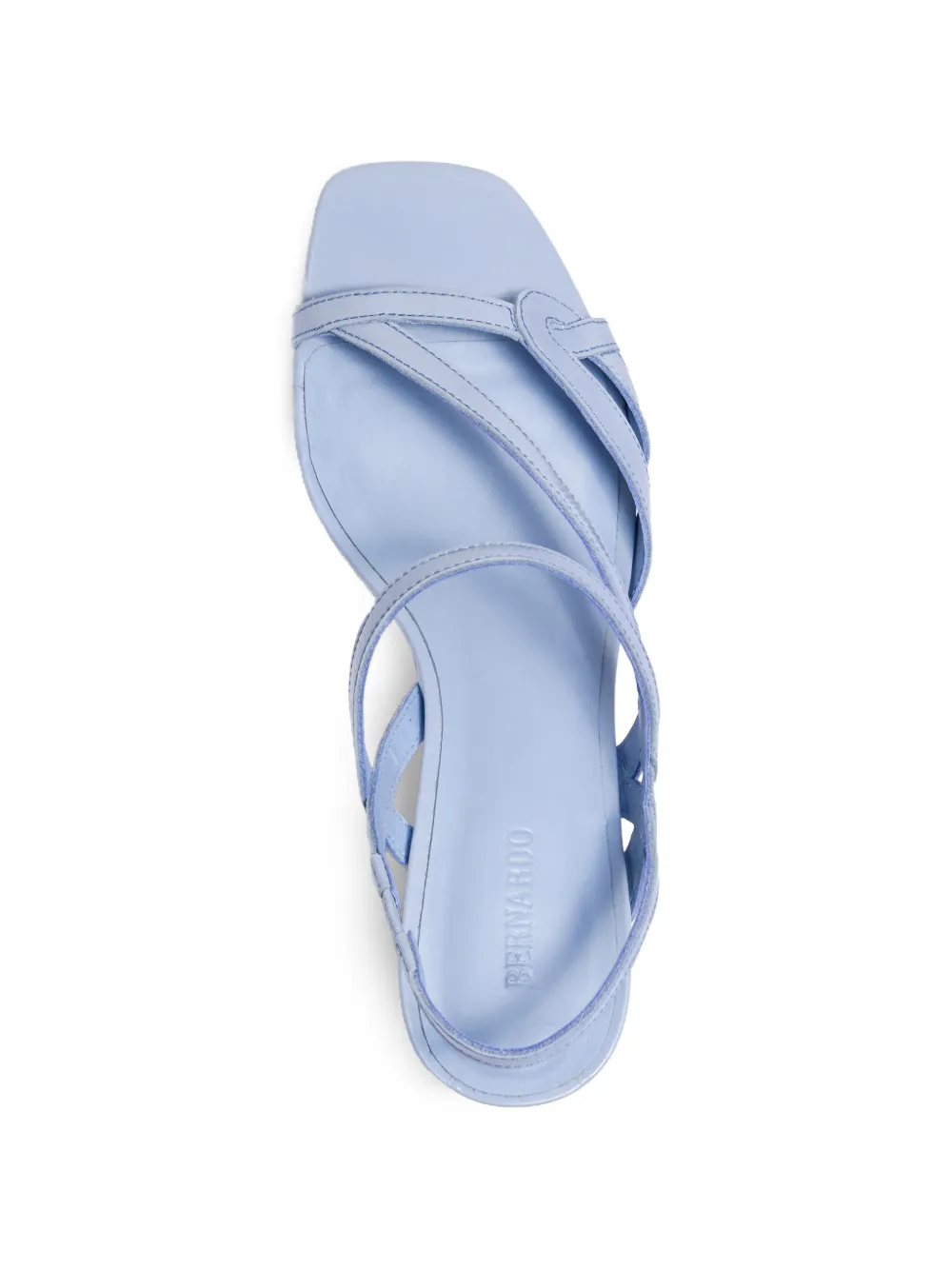  Bernardo Gyoda Square-toe Strappy Sandals - Blue 