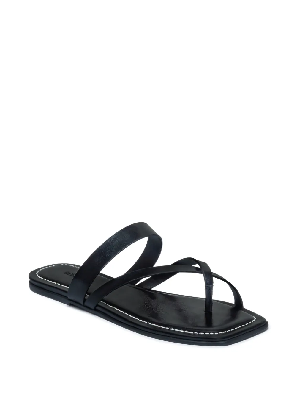 Bernardo Ocana sandalen met teenring Zwart