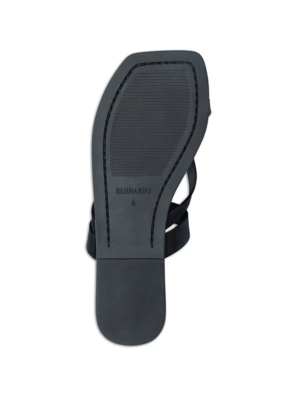 Bernardo Ocana sandalen met teenring Zwart