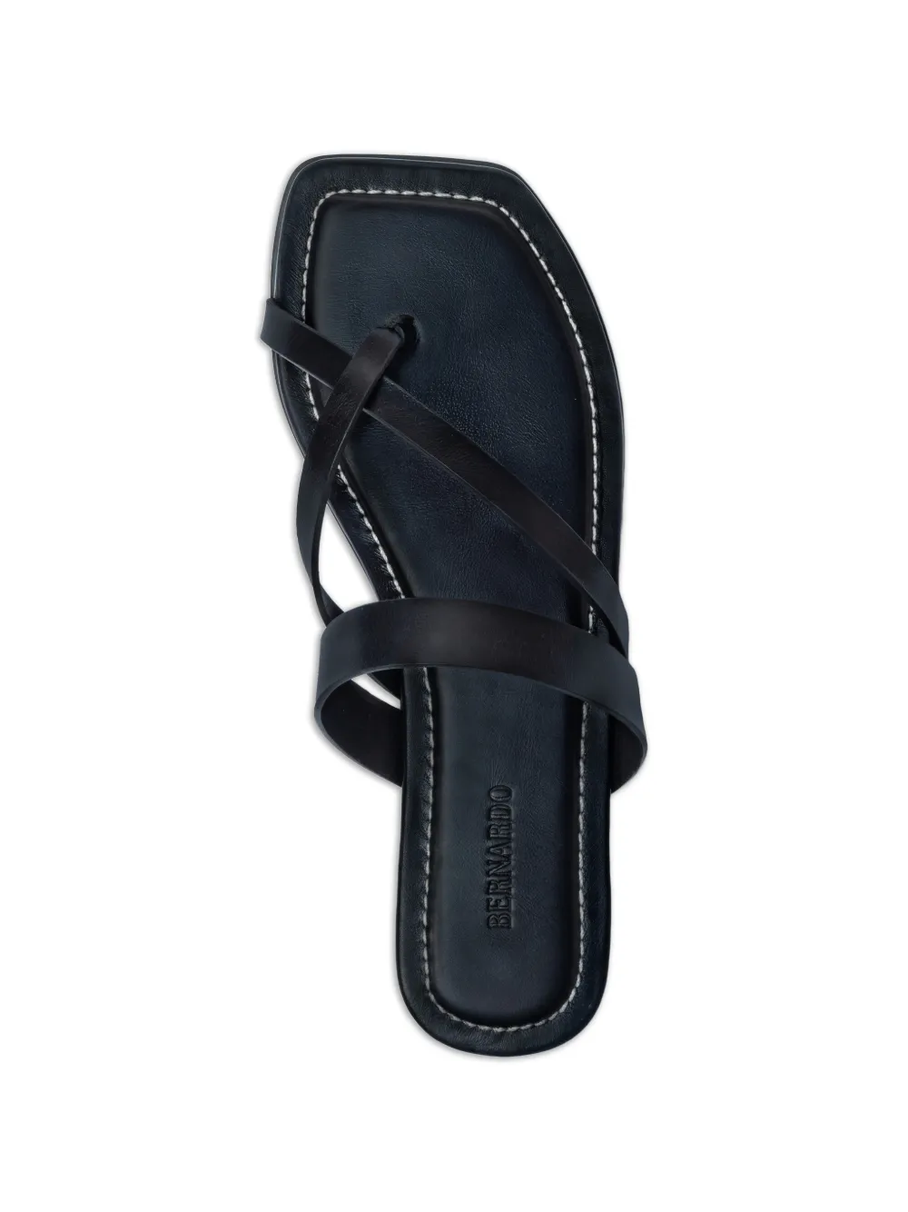 Bernardo Ocana sandalen met teenring Zwart