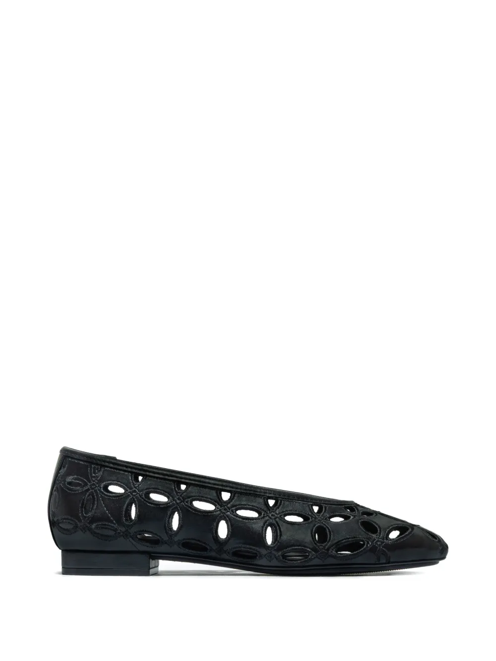 Bernardo Ballerine Brie con dettaglio cut-out - Nero