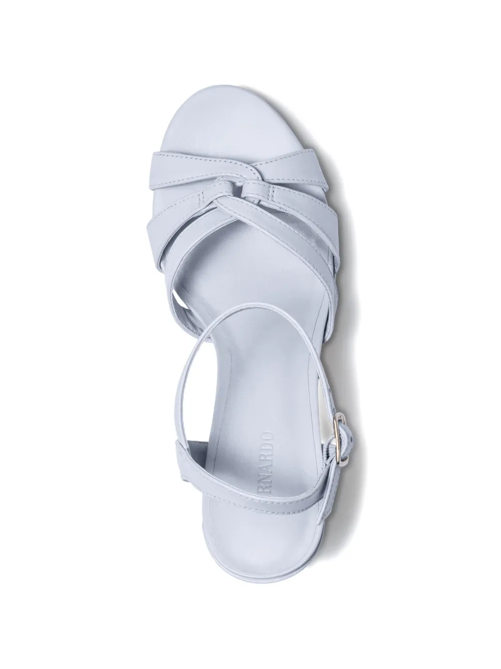 Bernardo Vittoria geweven sandalen met plateauzool Blauw