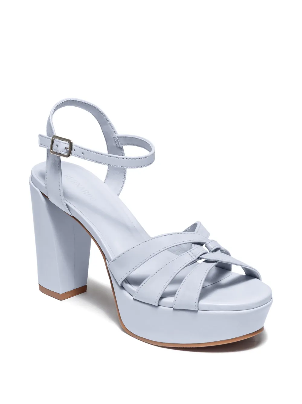 Bernardo Vittoria geweven sandalen met plateauzool Blauw