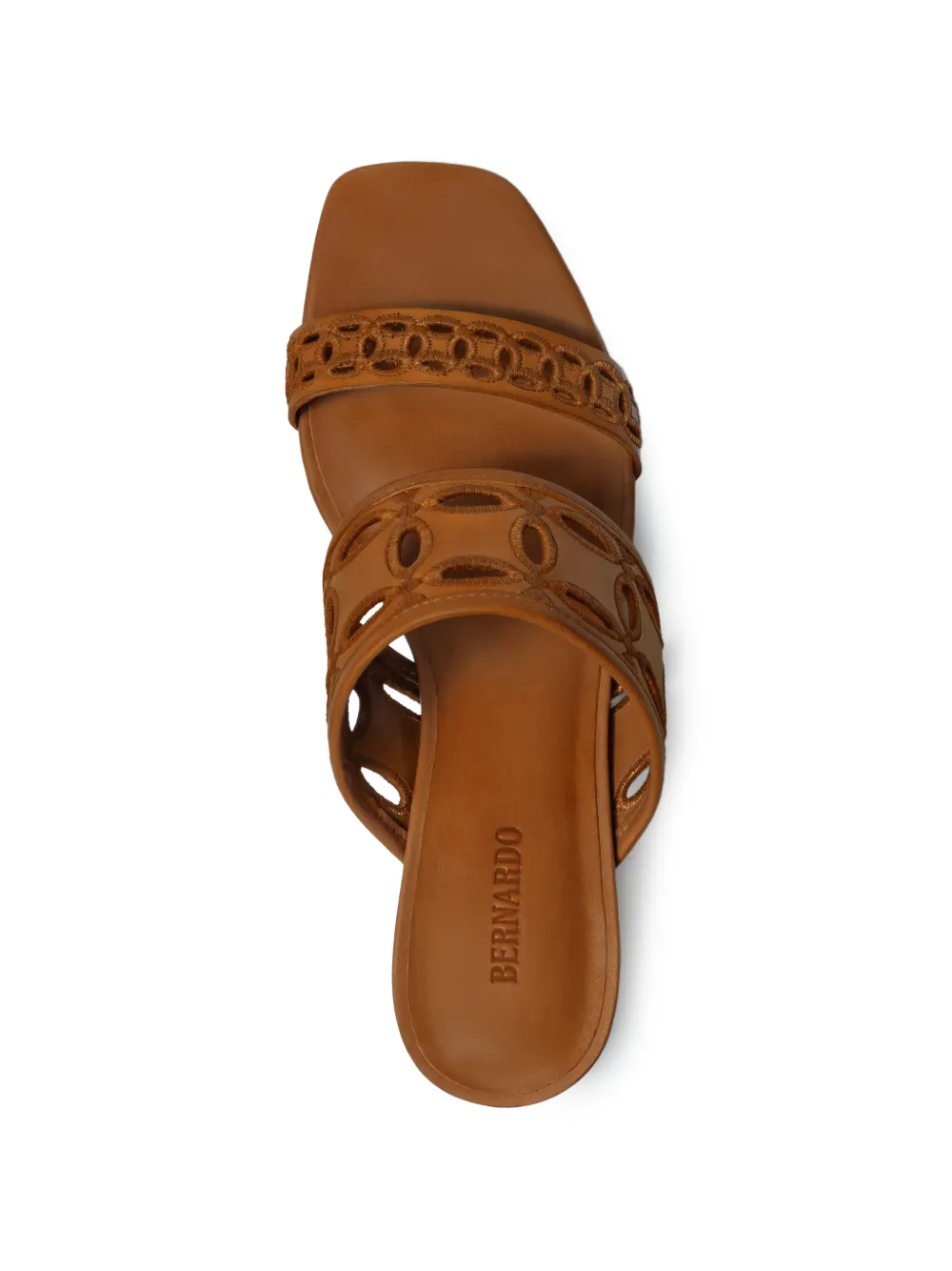 Bernardo Gemma sandalen met uitgesneden details Bruin