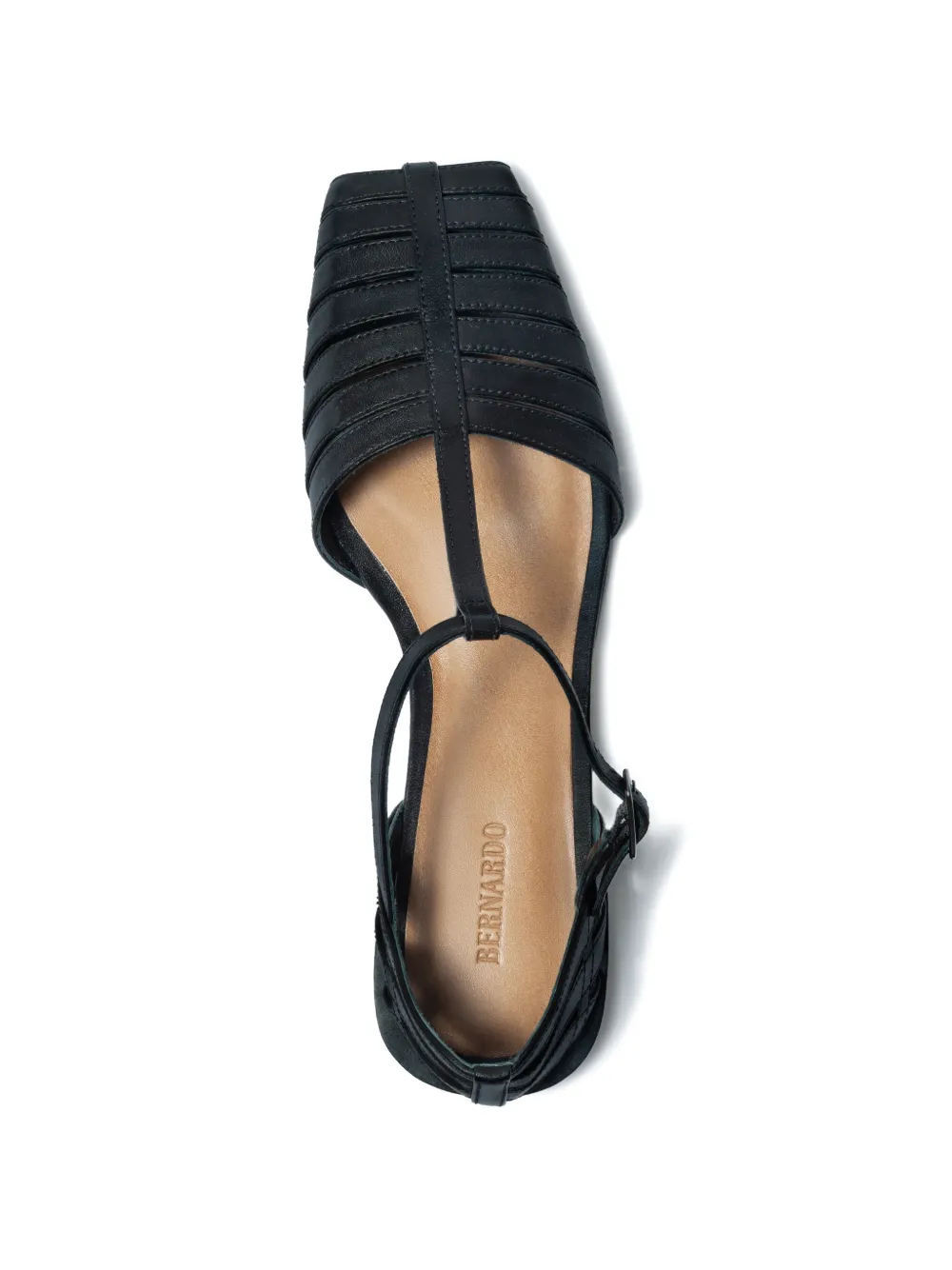  Bernardo T-strap Ballet Flats - Black 