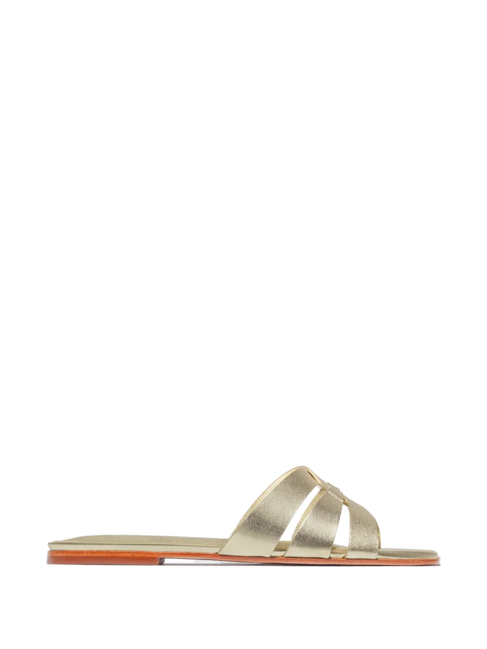 Oxford Woven Flat Sandals