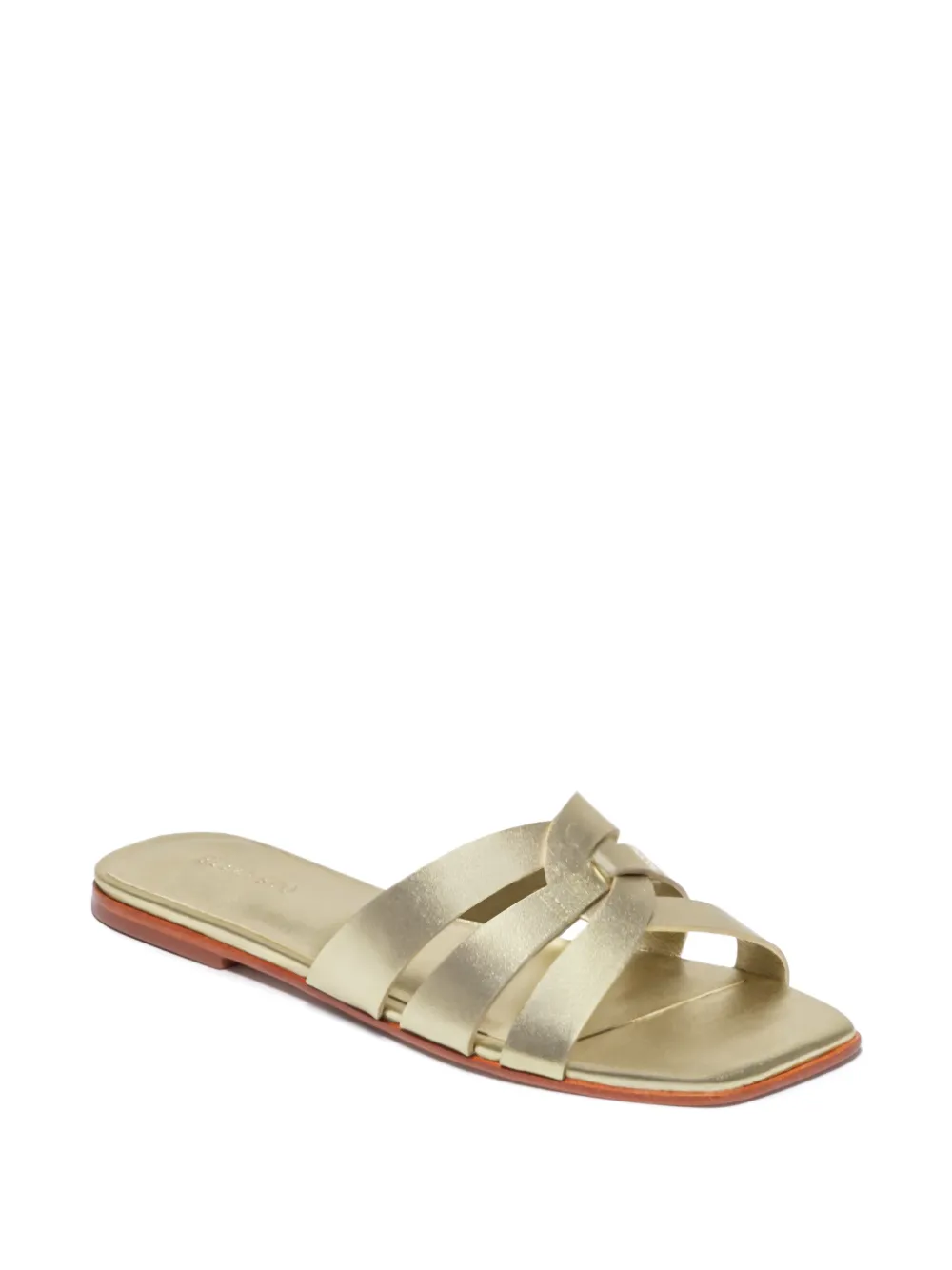 Oxford Woven Flat Sandals
