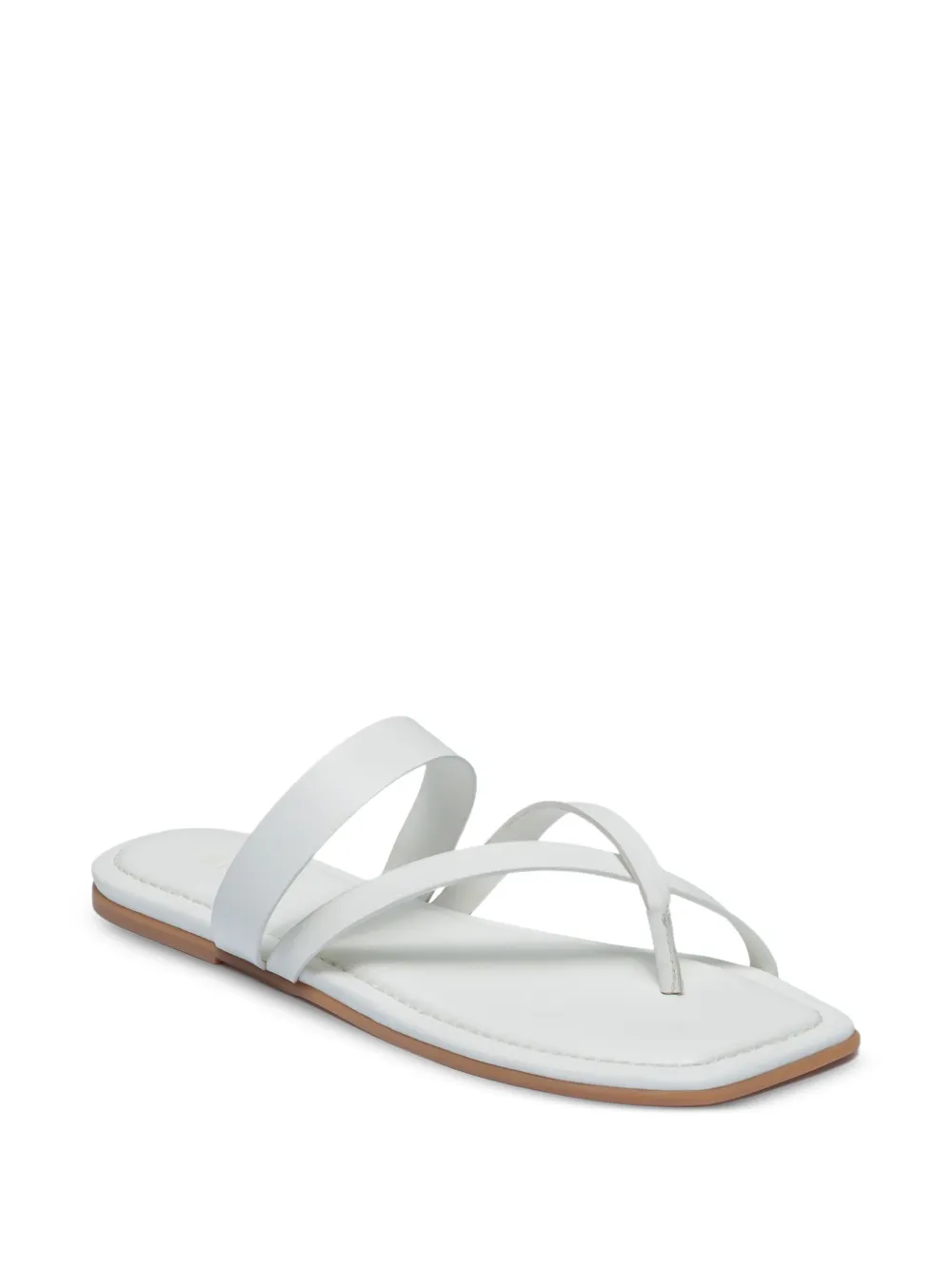  Bernardo Ocana Toe-ring Thong Flat Sandals - White 