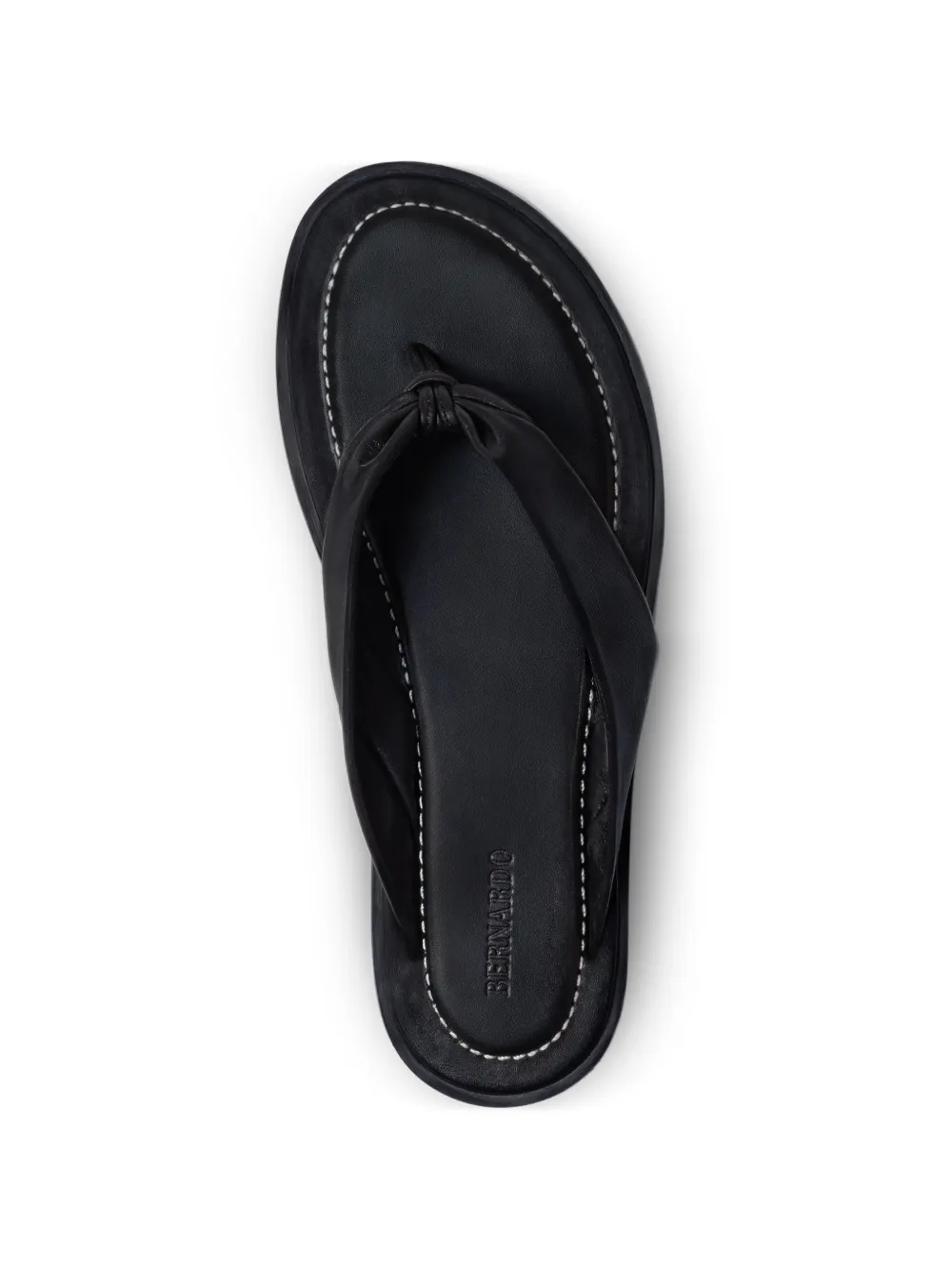 Bernardo Salt sandalen met string Zwart