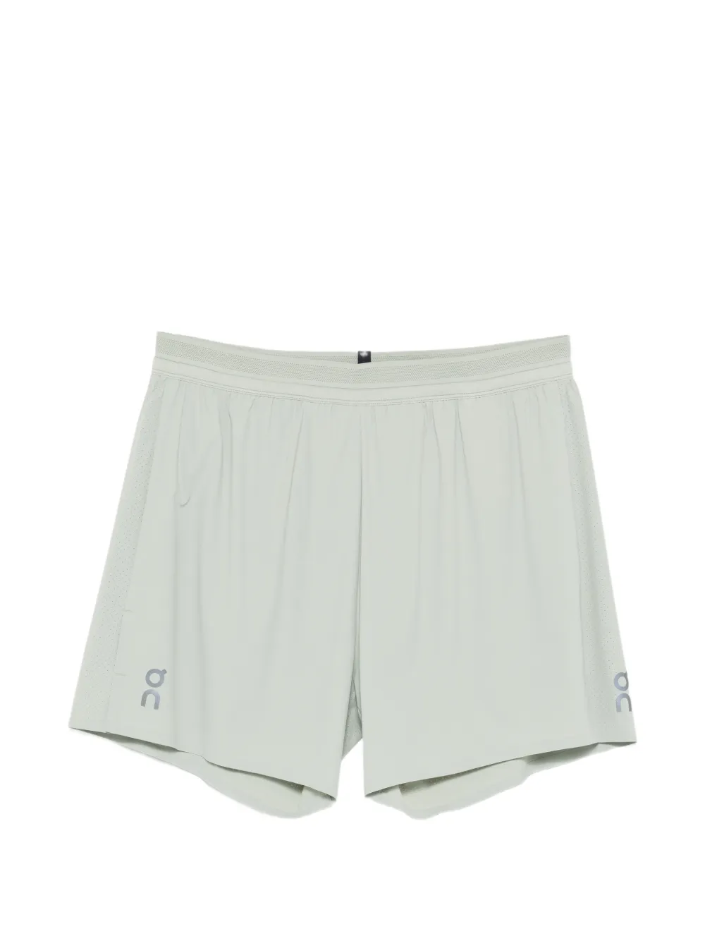 On Running perforated running shorts | Green | Image 1