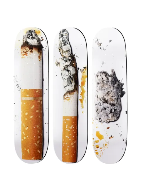 Supreme set de tres patinetas Urs Fischer Baked & Fried & Toasted