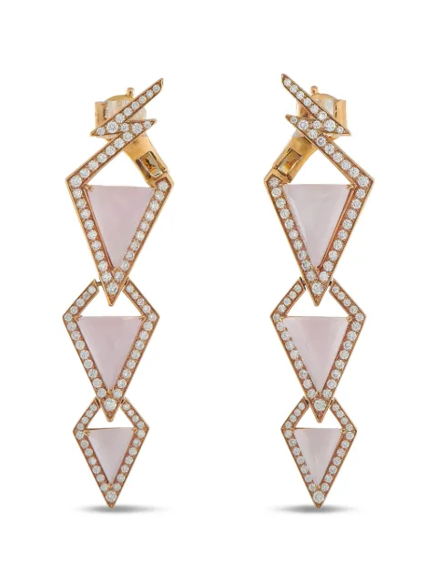 Stephen Webster diamond quartz earrings