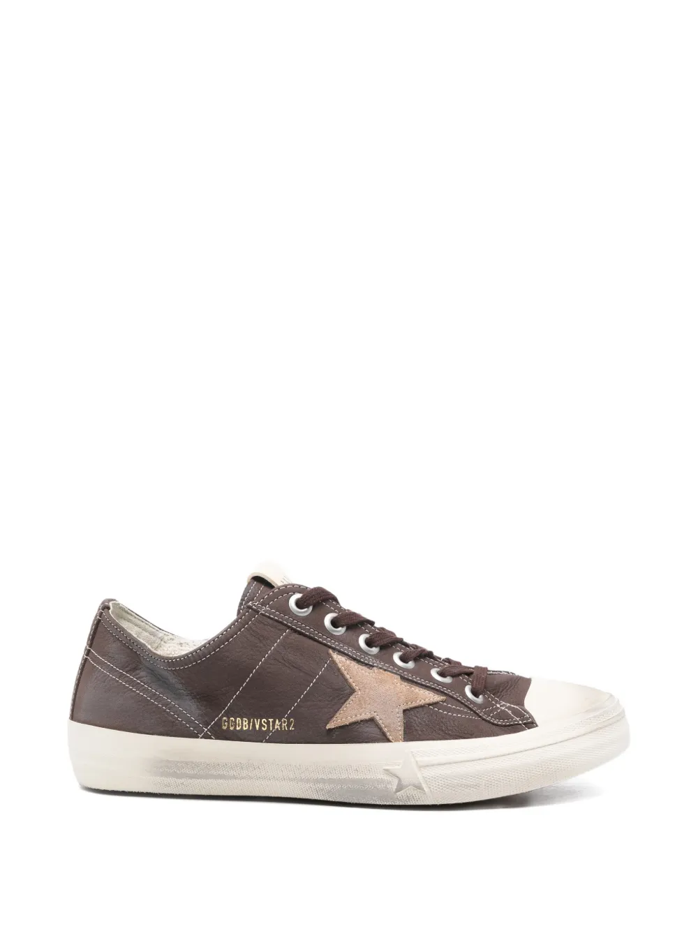 Golden Goose star v-star 2 sneakers - Marrone