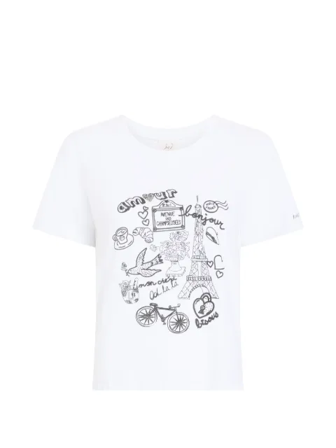 Cinq A Sept playera Rhinestone Doodle